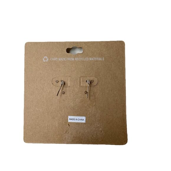 Magical Season Palm Trees Christmas Lights Pierced Earrings Brand New - Picture 3 of 4